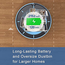 Load image into Gallery viewer, Sweeping Robot with Smart Sensor Protectio, Good for Pet Hair, Hard Floors,Carpets-A-Black