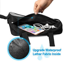 Load image into Gallery viewer, opamoo Bike Bicycle Triangle Frame Bag - Bike Bicycle Storage Bag Pack Bike Accessories Road Mountain Cycling Saddle Pouch Bag (Black)