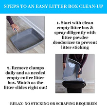 Load image into Gallery viewer, Stink Free Cat Litter Box Deodorizer Powder Spray & Odor Eliminator (2 Cans) - Non-Stick Kitty Litter Box Deodorizer, Eliminators, Absorber & Freshner