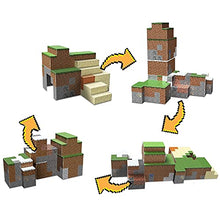 Load image into Gallery viewer, Minecraft Overworld Protector Playset, Accessories and Papercraft Blocks, Creative, Building Toy Set for Kids Ages 6 Years and Older