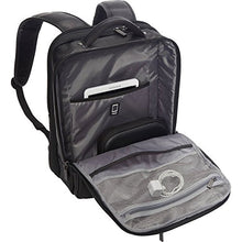 Load image into Gallery viewer, Kenneth Cole Reaction Manhattan Commuter Slim Backpack 16" Laptop Computer & Tablet Travel, Business, Work, School Bookbag, Black, Colombian Leather
