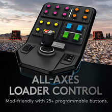 Load image into Gallery viewer, Logitech G Farm Simulator Heavy Equipment Bundle (2nd Generation), Steering Wheel Controller for Farm Simulation 19 (or Older), Wheel, Pedals, Vehicule Side Panel Control Deck for PC/PS4