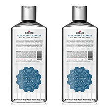 Load image into Gallery viewer, Cremo Rich-Lathering Blue Cedar & Cypress Body Wash, A Woodsy Scent with Notes of Lemon Peel, Cypress and Cedar, 16 Fl Oz (2-Pack)