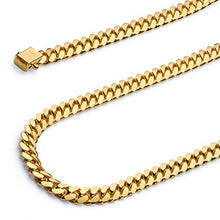 Load image into Gallery viewer, 14k REAL Yellow Gold Solid Men's 8mm Miami Cuban Curb Chain Bracelet - 8.5"