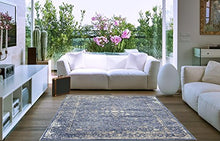 Load image into Gallery viewer, Persian-Rugs 2817 Distressed Blue 8 x 10 Area Rug Carpet Large New