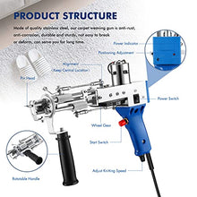 Load image into Gallery viewer, Tufting Gun, Cut Pile Tufting Gun, Loop Tufting Gun 100V-240V Rug Gun Electric Carpet Machine Hand-Held Punch Tools Embroidery Machine (Loop Pile)