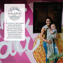 Load image into Gallery viewer, Nalakai Luxury Ring Sling Baby Carrier – Extra-Soft Bamboo and Linen Fabric - Lightweight Plus Size Infant Carrier Also for Newborns and Toddlers - Perfect Baby Shower Gift - Nursing Cover - Sage