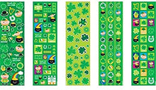 Load image into Gallery viewer, Amscan St. Patrick's Day Printed Paper Stickers, 350 Ct. | Party Favors