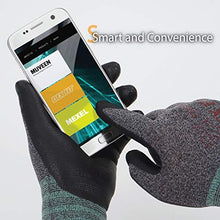 Load image into Gallery viewer, DEX FIT Lightweight Nitrile Work Gloves FN330, 3D Comfort Stretch Fit, Durable Power Grip Foam Coated, Smart Touch, Thin Machine Washable, Black Grey Medium 3 Pairs Pack