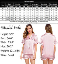Load image into Gallery viewer, LecGee Pajamas Set Short Sleeve Sleepwear Womens Button Down Nightwear Soft Pj Lounge Sets