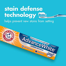 Load image into Gallery viewer, ARM & HAMMER Advanced White Extreme Whitening Toothpaste, TWIN PACK (Contains Two 6oz Tubes) -Clean Mint- Fluoride Toothpaste