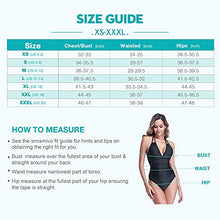 Load image into Gallery viewer, Smismivo Women's Tummy Control Swimwear Plus Size Halter One Piece Retro Swimsuit Sexy Ruched Vintage Slimming Bathing Suit Black