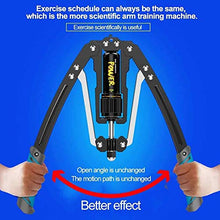 Load image into Gallery viewer, OBALY Twister Arm Exerciser - Adjustable 22-440lbs Hydraulic Power/Home Chest Expander/Shoulder Muscle Training Fitness Equipment/Arm Enhanced Exercise Strengthener (Blue Black)