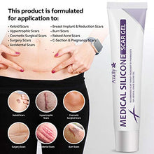 Load image into Gallery viewer, AZALLY Advanced Scar Gel - Scar Diminishing Serum - Reduces the Appearance of Old & New Scars - Best Scar Treatment for Repair Scars from Burns Cuts Acne Spots Stretch Marks - 1oz.