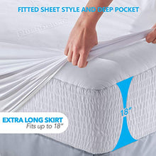 Load image into Gallery viewer, PlushDeluxe Premium Bamboo Mattress Protector – Waterproof, Hypoallergenic & Ultra Soft Breathable Bed Mattress Cover for Maximum Comfort & Protection - PVC, Phthalate & Vinyl-Free (King Size)