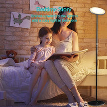 Load image into Gallery viewer, Nekteck LED Floor Lamp, Bright Lighting Torchiere Floor Lamps for Living Rooms, Bedrooms and Office with Modern Design and Touch Control Tall Standing Pole Light, 30w/2000LM, 3000K Warm White
