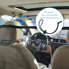Load image into Gallery viewer, STARROAD-TIM Dog Car Barrier Vehicle Pet Barrier Backseat Mesh Dog Car Divider Net with Adjusting Rope and Hook Suitable for SUV Pickup and Small Car