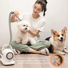 Load image into Gallery viewer, neabot P1 Pro Pet Grooming Kit & Vacuum Suction 99% Pet Hair, Professional Grooming Clippers with 5 Proven Grooming Tools for Dogs Cats and Other Animals(Renamed to Neakasa)