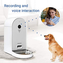 Load image into Gallery viewer, DOGNESS Automatic WiFi Dog/Cat Smart Camera Feeder - 6.5Lbs Large Capacity App Control Food Dispenser with WiFi, Portion Control, Voice Recording, Camera, Timer Programmable (Grey)
