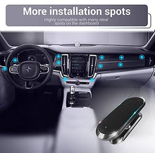 Load image into Gallery viewer, 【2 Pack】 TT&C Magnetic Car Zinc Alloy Phone Mount【Upgrade Magnet 8pcs】 Universal Dashboard Holder, Cell Phone Grip Car Kits, 360° Adjustable Super Strong Magnet for Samsung,iPhone, LG (Black)