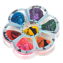 Load image into Gallery viewer, Assorted Celluloid Guitar Picks in Bulk: Thin, Medium and Heavy Gauge (50/60/75 pcs pack)