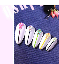 Load image into Gallery viewer, 8 Pack 1988 pcs Luminous Crystal Nail Art Rhinestone Decorations 3D Glitter Diamond Jewelly Glow In The Dark Rhinestone Decorations Nail Art DIY Crafts Phones Clothes Shoes Jewelry Bag (Forest Fairy)