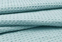 Load image into Gallery viewer, Queenzliving, 100% Soft Premium Cotton Thermal Blanket - King Blue Easy Care Soft Cotton Blankets Waffle Design (King - 90 x 108 Inches, Blue)