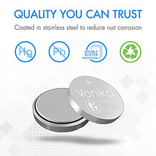 Load image into Gallery viewer, VONIKO 3 Volt CR2032 Battery 6 Pack – Lithium Batteries – 2032 Button Battery Flat – 7 Years Shelf Life