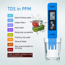 Load image into Gallery viewer, VIVOSUN pH and TDS Meter Combo, 0.05ph High Accuracy Pen Type pH Meter ± 2% Readout Accuracy 3-in-1 TDS EC Temperature Meter for Hydroponics, Household Drinking, and Aquarium, UL Certified