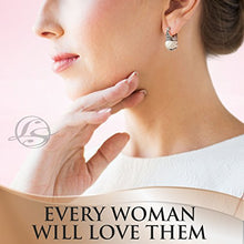 Load image into Gallery viewer, Linda Schnoll Hematite and Ball Hinged Pierced Earrings - Swarovski Crystal Faceted