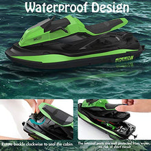 Load image into Gallery viewer, Remote Control Boat, 1:14 Scale 2.4Ghz High Speed RC Racing Boats for Pools and Lakes, Dual Motor, Low Battery Alarm, Speed Switch, Watercraft Toy for 14+ Kids, Green