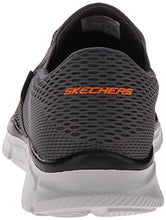 Load image into Gallery viewer, Skechers Men's Equalizer Double Play Slip-On Loafer,Charcoal/Orange,11.5 M US