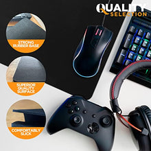 Load image into Gallery viewer, Quality Selection Superb Mouse Pad for Computer & Laptop, Non-Slip Rubber Base Mousepad, Mouse Pads for Home, Office & Gaming 7.75 x 9.25 in, Black