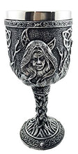 Load image into Gallery viewer, Triple Goddess Maiden Mother Crone Pagan Witchcraft Wine Drink Goblet Chalice Figurine