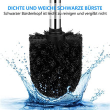 Load image into Gallery viewer, Premium Toilet Brush and Holder,Toilet Bowl Brush with 304 Stainless Steel Long Handle, Hidden Toilet Brush with Durable Scrubbing Bristles for Bathroom Deep Cleaning