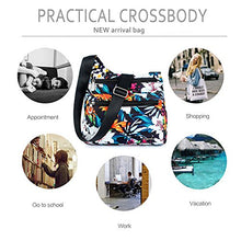 Load image into Gallery viewer, STUOYE Nylon Multi-Pocket Crossbody Purse Bags for Women Travel Shoulder Bag (1901 Lily)