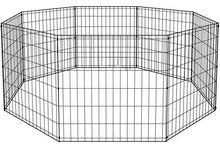 Load image into Gallery viewer, BestPet 24 Tall Foldable Dog Playpen Crate Fence Pet Kennel Play Pen Exercise Cage 8 Panel Black