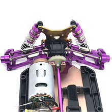 Load image into Gallery viewer, Fauge Metal Swing Arm Steering Cup Shock Tower Upgrade Accessories Kit for 144001 1/14 124019 1/12 RC Car Parts,Yellow