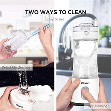 Load image into Gallery viewer, Olivivi Portable Blender, Multifunctional Personal Blender Mini Smoothie Blender 6 Powerful Blades, 4000mAh Rechargeable USB Juicer Cup Bottle with strainer Cleaning Brush for Travel BPA Free White