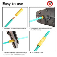 Load image into Gallery viewer, AIRIC 220PCS Butt Connectors Crimp Terminals 22-10 AWG PVC Butt Connector Kit Fully Insulated Wire Butt Splice Connectors