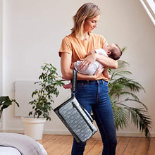 Load image into Gallery viewer, Baby Portable Changing Pad | Waterproof | Foldable Pad with Stroller Strap & Pocket for Diapers & Wipes | Changing Organizer Bag for Toddlers Infants & Newborns | Perfect Baby Shower Gift
