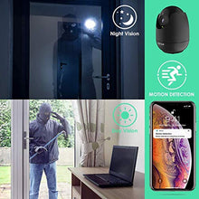 Load image into Gallery viewer, Dog Camera-1080P FHD Pet Camera with Phone App, Pan/Tilt/ Zoom Puppy Camera with 2-Way Audio, AI Human Detection, Night Vision Cloud Storage / TF Card Work with Alexa Wireless Security Camera for Home