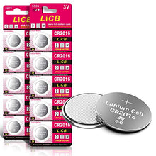 Load image into Gallery viewer, CR2016 3V Lithium Battery(10-Pack)
