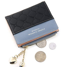 Load image into Gallery viewer, Wallet for Women Small Compact Wallet Bifold, RFID Wallet Credit Card Holder Mini Bifold Pocket Wallet (Black)
