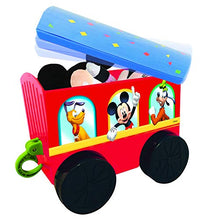 Load image into Gallery viewer, Kiddieland Toys Limited Battery-Powered Mickey Choo with Caboose & Tracks Ride On,Multi,9.5 x 14.25 x 31.5 inches