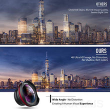 Load image into Gallery viewer, Phone Camera Lens, AOMAIS Pro Camera Lens Kit Compatible with iPhone/Samsung/Google Pixel etc, Macro and Wide Angle Lens with LED Light, Quick-Release Lanyard & Travel Case