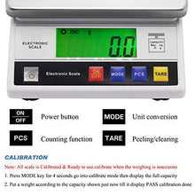 Load image into Gallery viewer, CGOLDENWALL High Precision Scale 10kg 0.1g Digital Accurate Electronic Balance Lab Scale Laboratory Industrial Scale Weighing and Counting Scale Scientific Scale CE 0.1g (10kg, 0.1g)