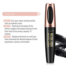 Load image into Gallery viewer, Natural 4D Silk Fiber Lash Mascara, Lengthening and Thick, Long Lasting, Waterproof & Smudge-Proof, All Day Exquisitely Lush, Full, Long, Thick, Smudge-Proof Eyelashes