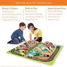 Load image into Gallery viewer, Melissa & Doug Deluxe Activity Road Rug Play Set with 49 Wooden Vehicles and Play Pieces