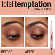 Load image into Gallery viewer, Maybelline Total Temptation Eyebrow Definer Pencil, Soft Brown, 1 Count